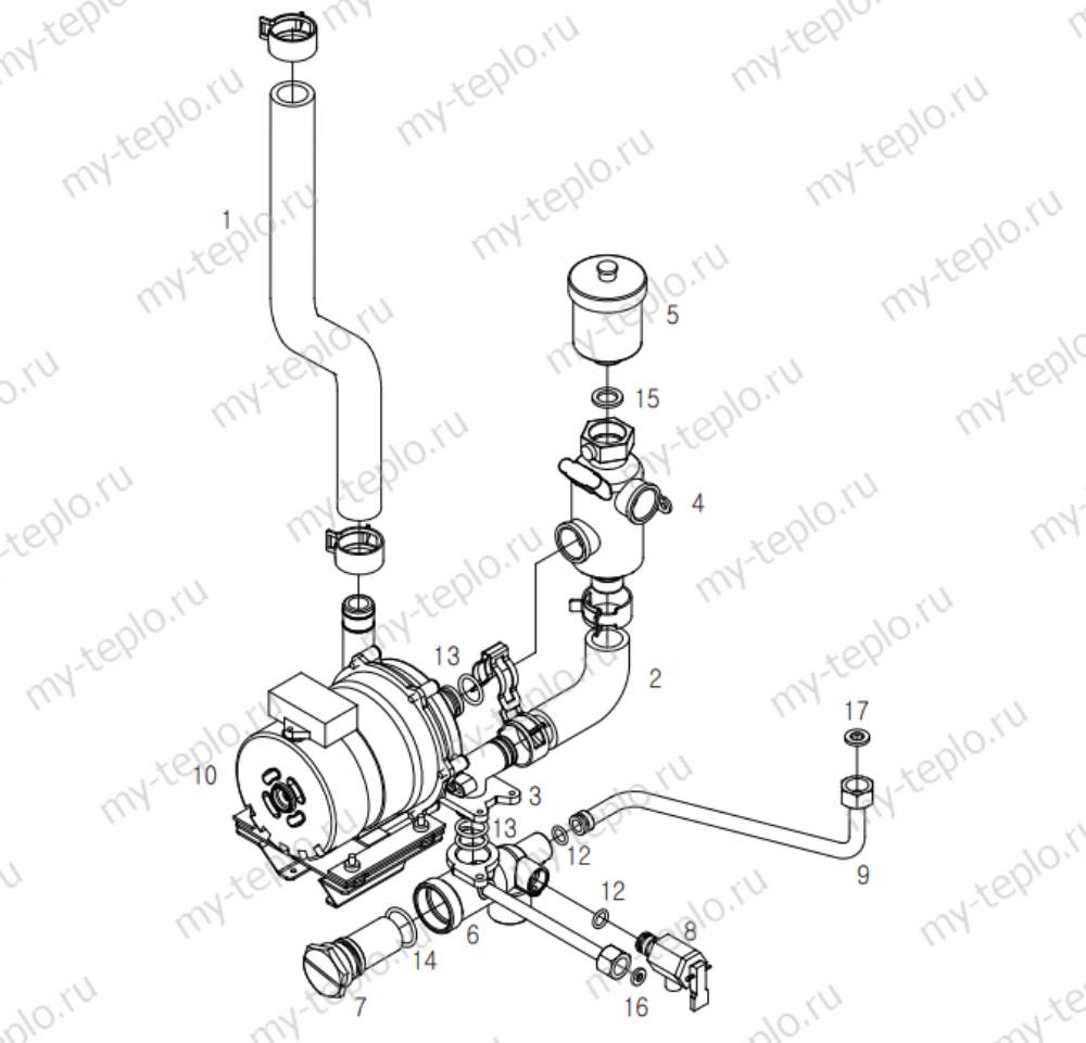 Hydrosta HSG 350 SD запчасти купить в Ростове-на-Дону