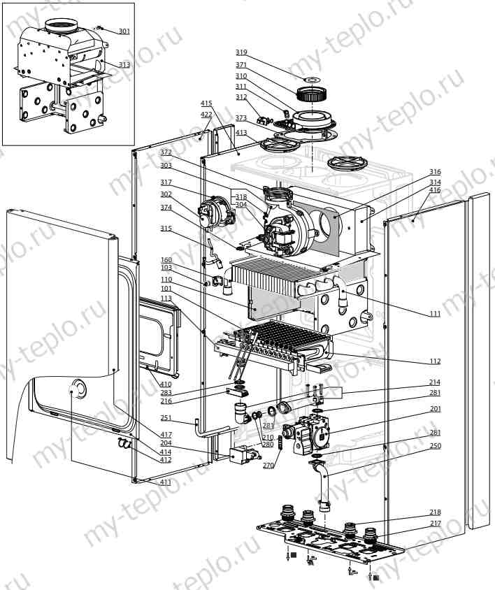 Запчасти Ariston CLAS B 24 FF купить в Ростове-на-Дону