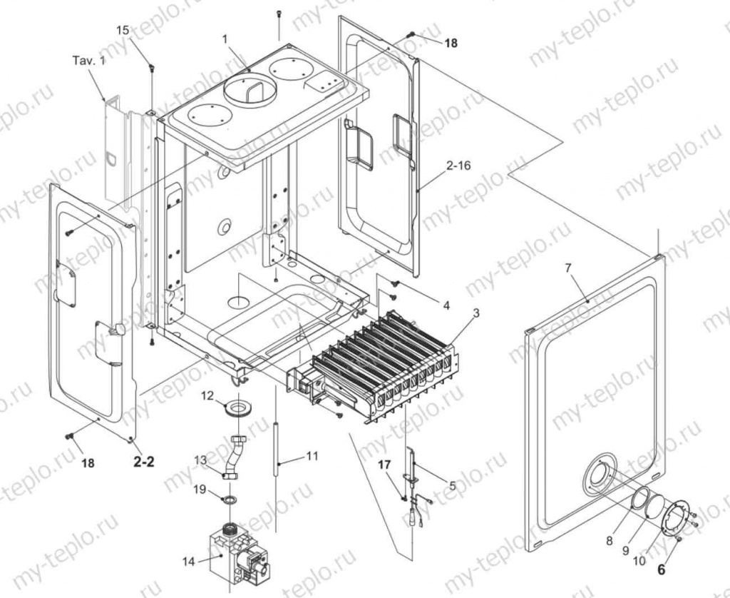 Запчасти для котла Electrolux Basic X 18 Fi купить в Ростове-на-Дону