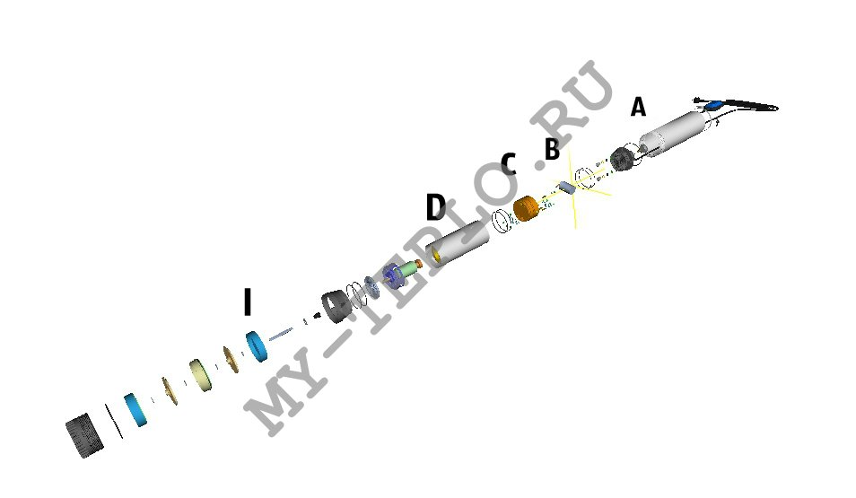 Запчасти Джилекс Водомет 150/30 А: схема