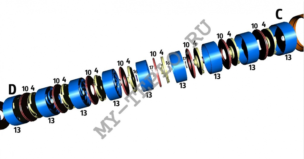 запчасти для насоса Джилекс Водомет 115/115