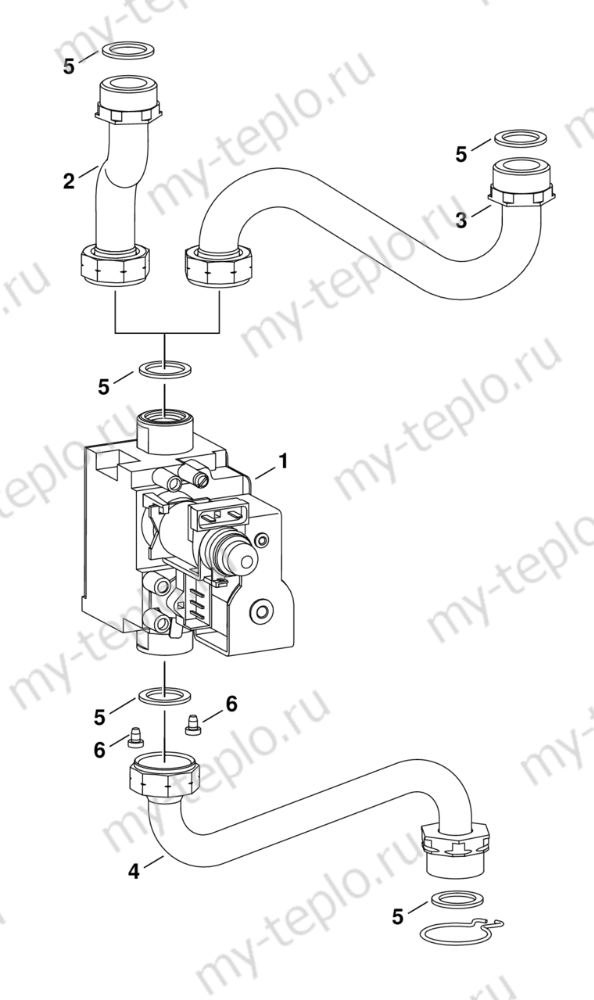 Купить запчасти Buderus Logamax U052-24 в Ростове-на-Дону