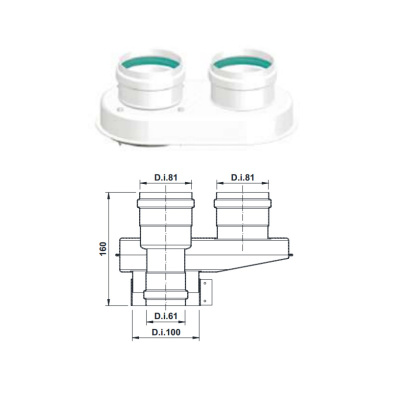 Адаптер для котла VAILLANT turboTEC plus любой мощности, комплект (ADAPTturboTECplus) Адаптер для котла VAILLANT turboTEC plus любой мощности, комплект (ADAPTturboTECplus)